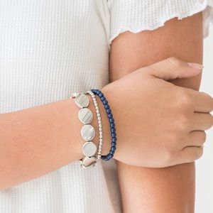 Blue and Silver Bracelet-new